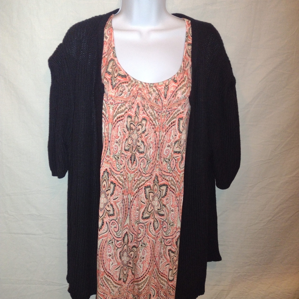 Shermia Black Sweater SIZE 2XL NWT
